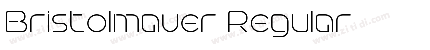 Bristolmaver Regular字体转换 Bristolmaver Regular字体转换